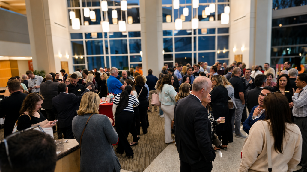 Hospitality professionals connecting at a Central Florida industry event